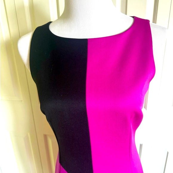 DOLCE &GABBANA Black/Fuchsia Cocktail Dress 8/44 - Picture 3 of 9